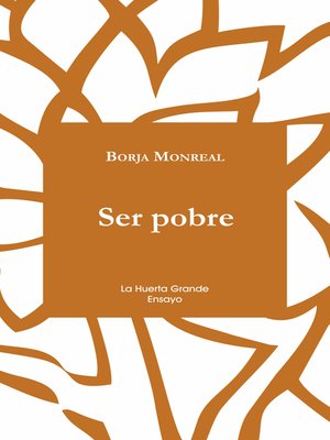 cover image of Ser Pobre